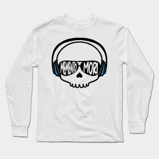 skull with headphones Long Sleeve T-Shirt